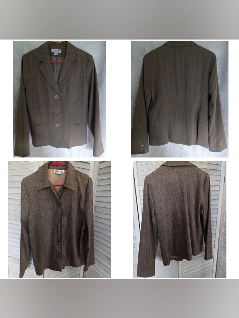 Sag Harbor & Briggs Size 10 & M Women's Blazer Jackets Lot of 2